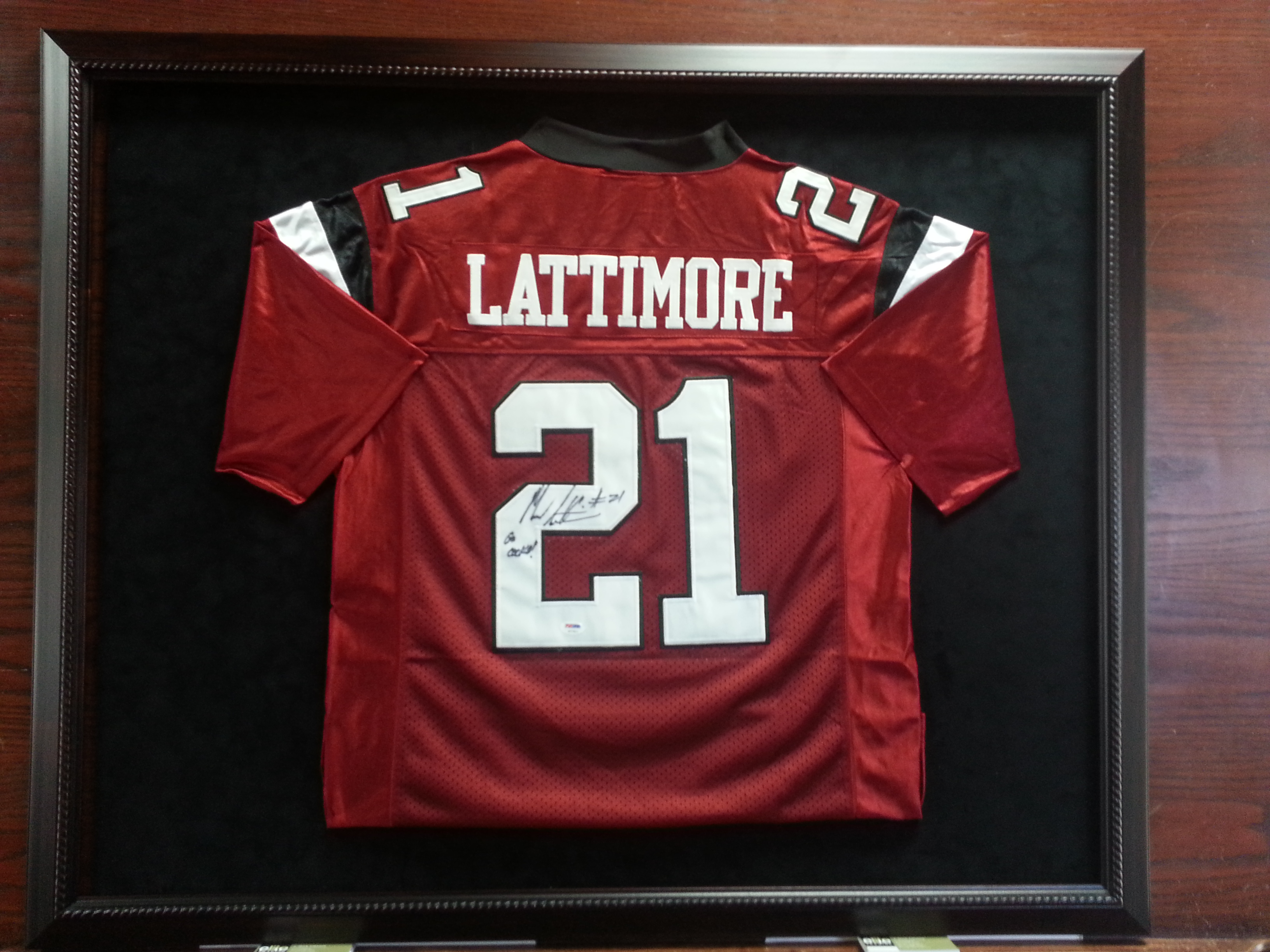 Custom Framed Marcus Lattimore Gamecock 