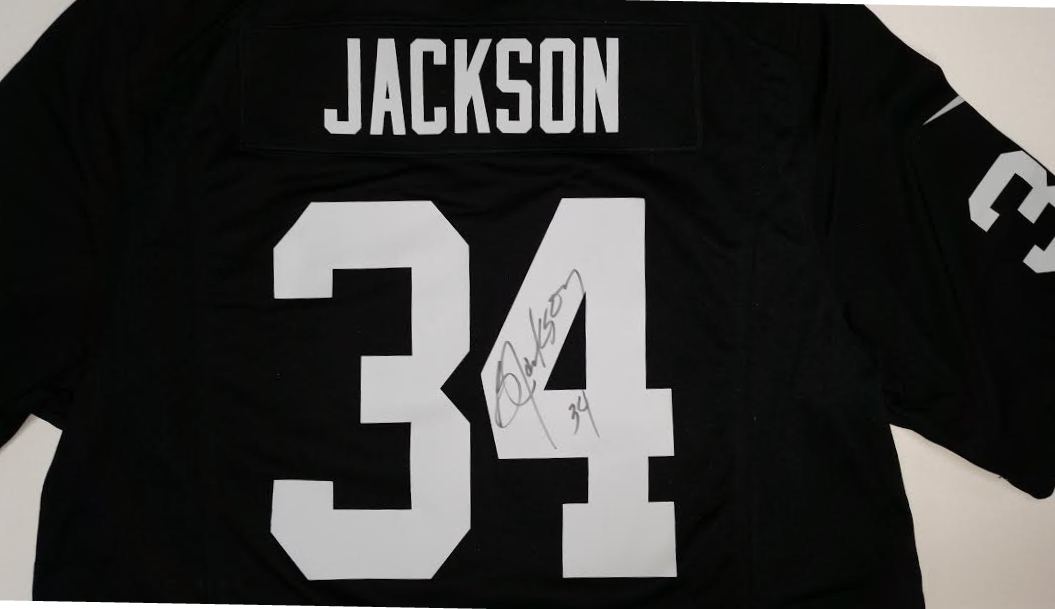 bo jackson framed jersey