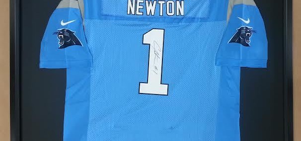 framed cam newton jersey