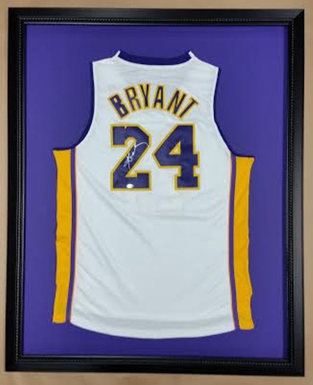 10-PLUS Ways to Frame a Signed Kobe Bryant Jersey - Jacquez Art & Jersey  Framing