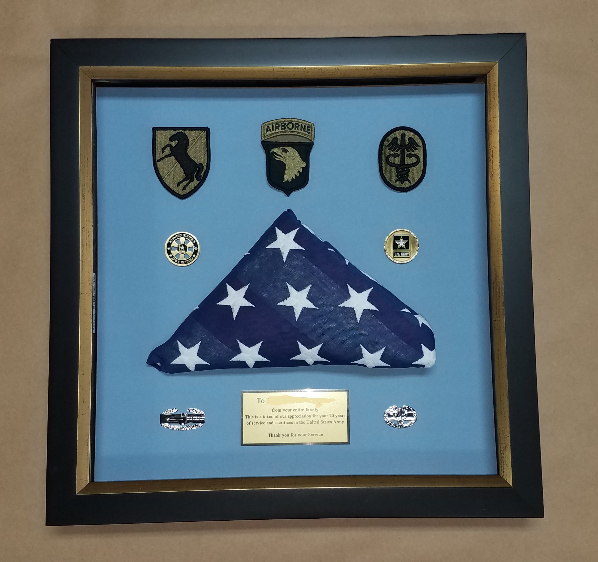 Medal Display Case - Cherry | SpartaCraft | United States Flag Store