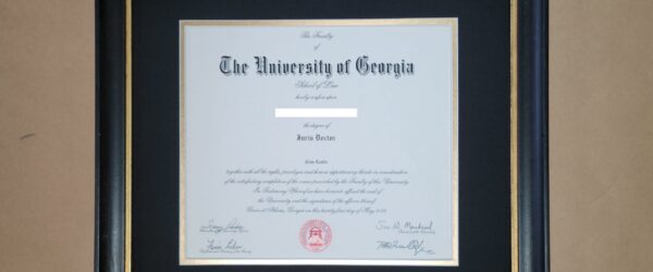 University of Georgia Diploma! UGA Law